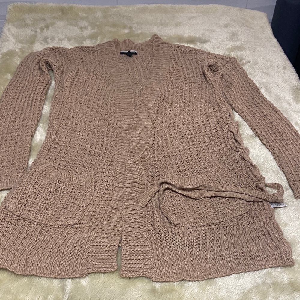 Allison Brittney Tan Women's Cardigan